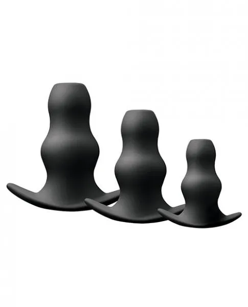 Anal Renegade Renegade Peeker Kit Black Hollow Butt Plugs
