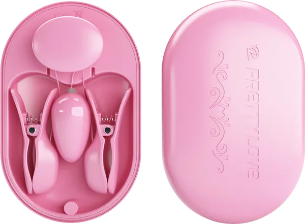 Female Sex Toys Pretty Love Shock Vibrating Nipple Clamps Surprise Box Multiple Colours