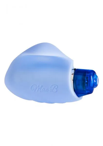 Mae B Lovely Vibes Vibrators Mae B Soft Touch Finger Vibe Blue