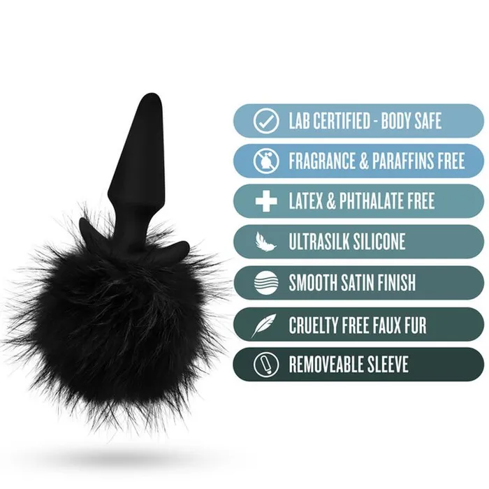 Male Sex Toys Anal Adventures Anal Adventures Platinum Rabbit Tail Plug