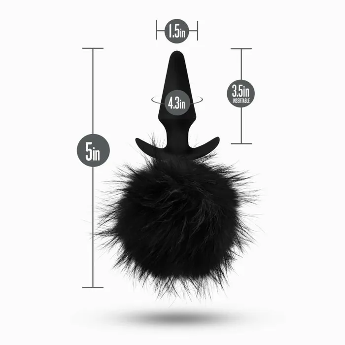 Male Sex Toys Anal Adventures Anal Adventures Platinum Rabbit Tail Plug