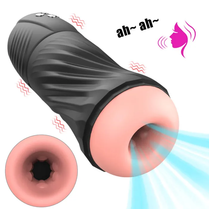 Male Sex Toys OOTYEMO Male Masturbator Voice Flirt Sucking Vibrator Male Sex Toys OOTYEMO Male Masturbator Voice Flirt Sucking Vibrator