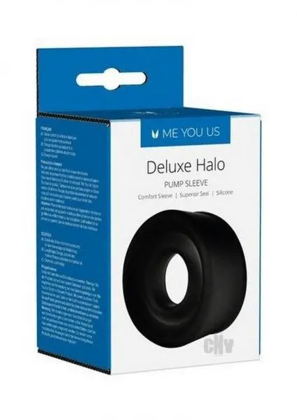 Male Sex Toys Seductucom Me You Us Deluxe Halo Pump Sleeve Blk