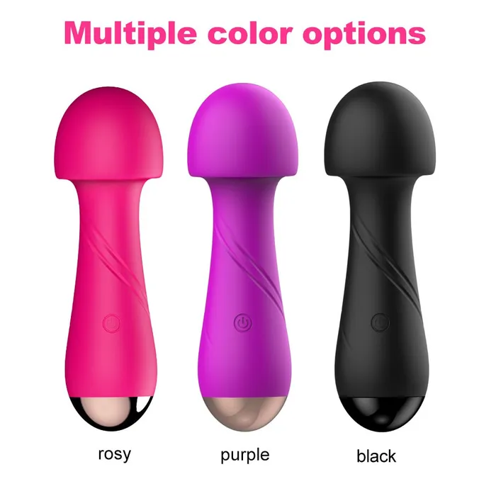 Mini Cordless Handheld Wand Massager OOTYEMO Female Sex Toys