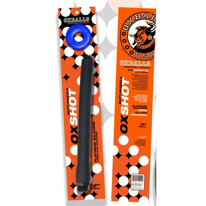 OxBalls Anal Oxshot Butt Nozzle 12in Shower Hose