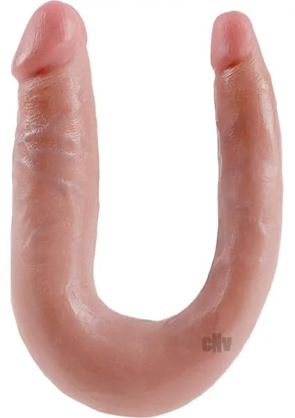 Pipedream Dildos U Shaped Double Trouble Small Dildo Beige Pipedream Dildos U Shaped Double Trouble Small Dildo Beige