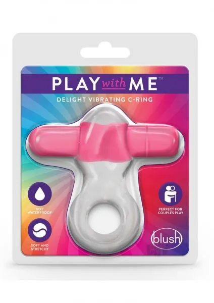 Play With Me Delight Vibe Cring Pink Blush Vibrators