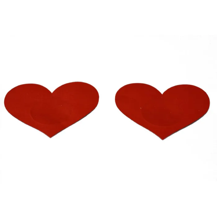 Plesur Company Vibrators Pasties Red Hearts Nipple Covers 5 Pair