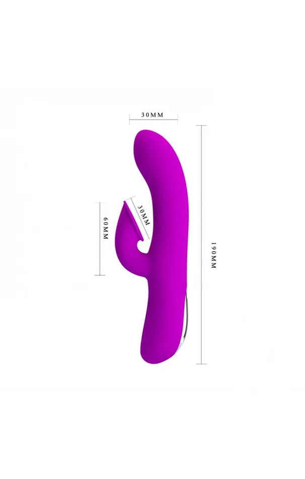 Rabbit Vibrator with Suction Anthony Purple Pretty Love Female Sex Toys Rabbit Vibrator with Suction Anthony Purple Pretty Love Female Sex Toys