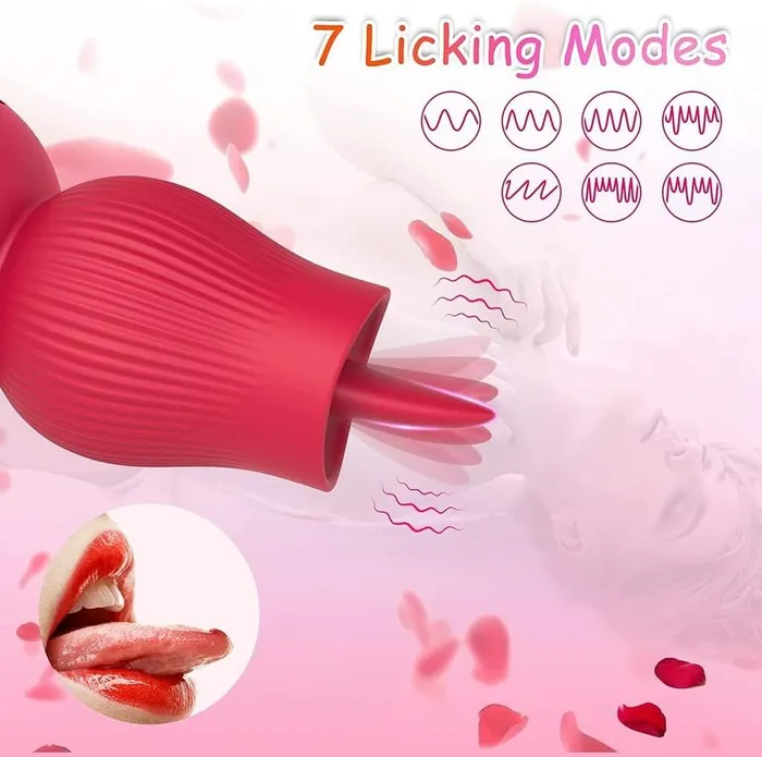 Rose Tongue Sucking Toys OOTYEMO Vibrators