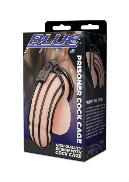 Seductucom Male Sex Toys Presoner Cock Cage Black