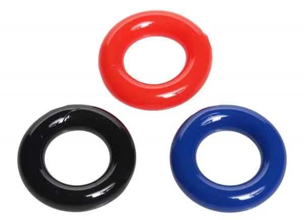 Trinity Vibes Male Sex Toys Stretchy Cock Ring 3 Pack Trinity Vibes Male Sex Toys Stretchy Cock Ring 3 Pack