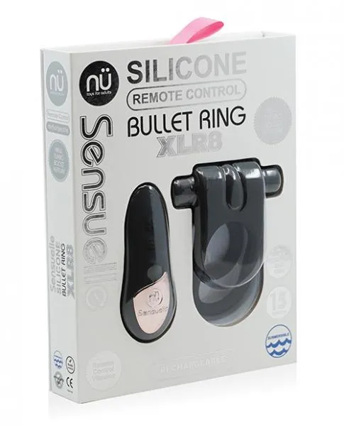 Vibrators Sensuelle Remote Control Xlr8 Turbo Boost Bullet Ring Black Sensuelle Vibrators Sensuelle Remote Control Xlr8 Turbo Boost Bullet Ring Black Sensuelle