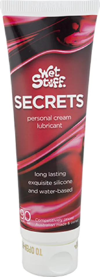 Wet Stuff Secrets Tube 90g Gel Works Vibrators