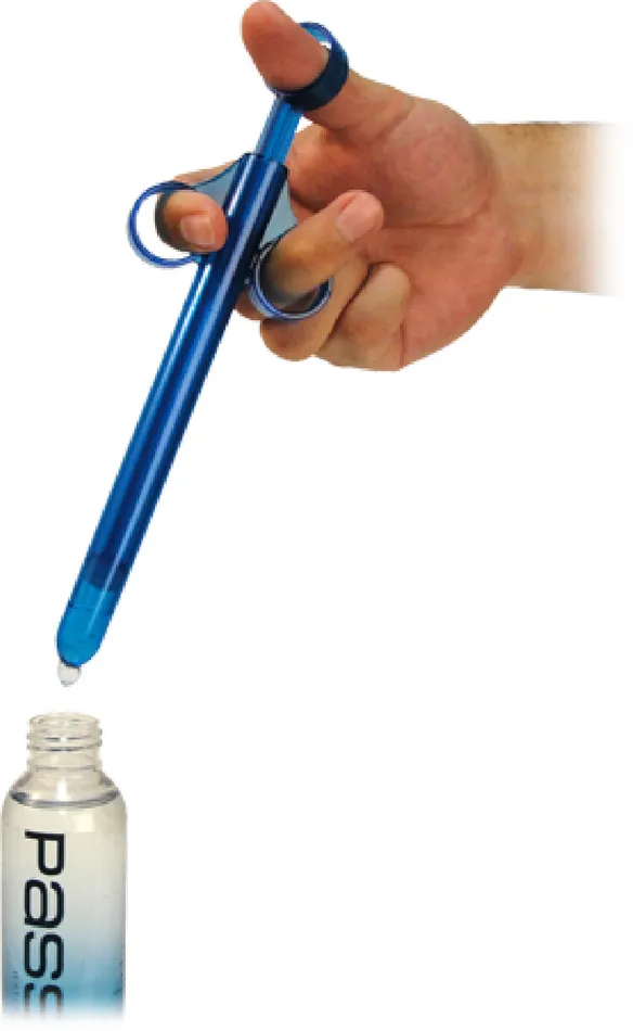 XR Brands Vibrators CleanStream One Shot Launcher Blue