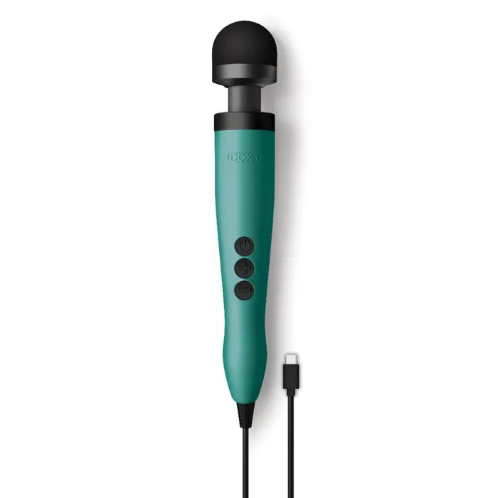 Doxy 3 USBC Wand Massager Turquoise Doxy Vibrators