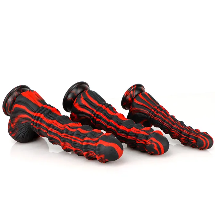  Female Sex Toys Monster Ribbed G Spot Dildo