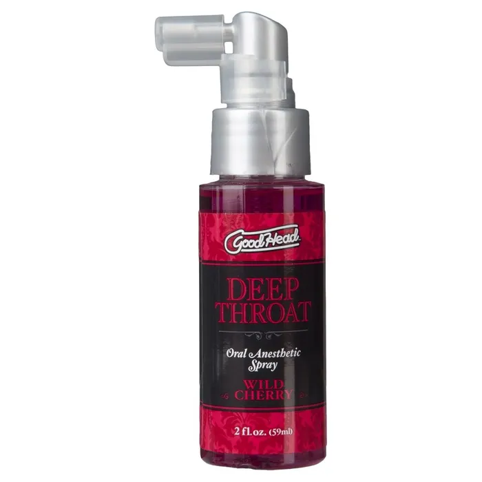 Goodhead Goodhead Deep Throat Spray Cherry Transparent 2oz Male Sex Toys