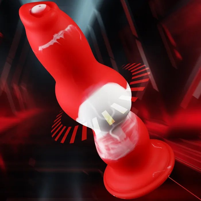 Hell Wolf Knotted Silicone Dildo Dildos