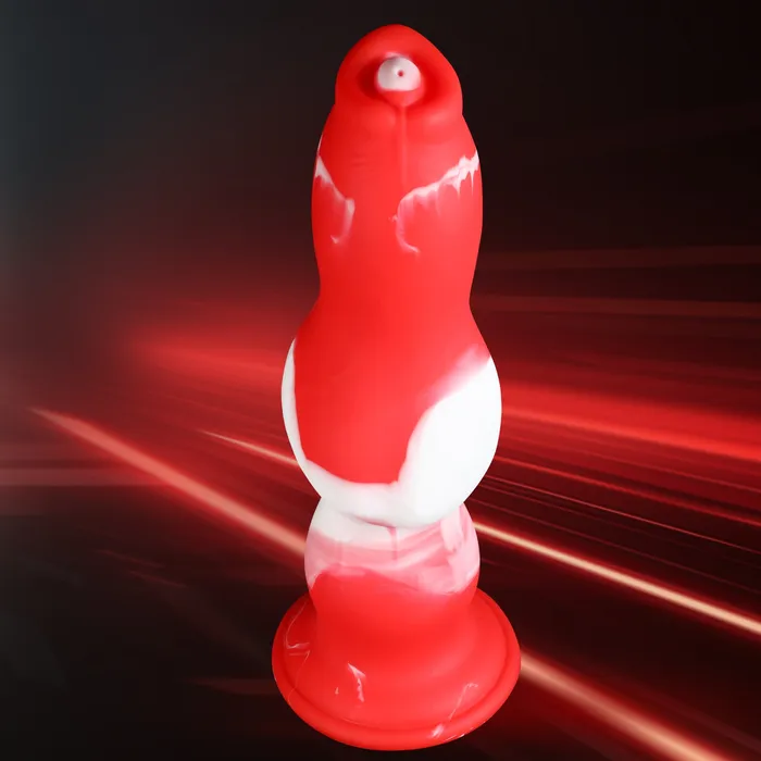Hell Wolf Knotted Silicone Dildo Dildos