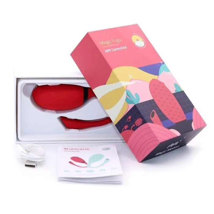 Magic Motion Vibrators Magic Motion Fugu Red App Control Vibe