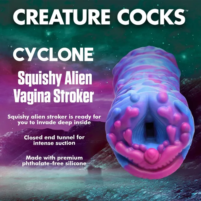 Male Sex Toys Creature Cocks Creature Cocks Cyclone Squishy Alien Vagina Stroker