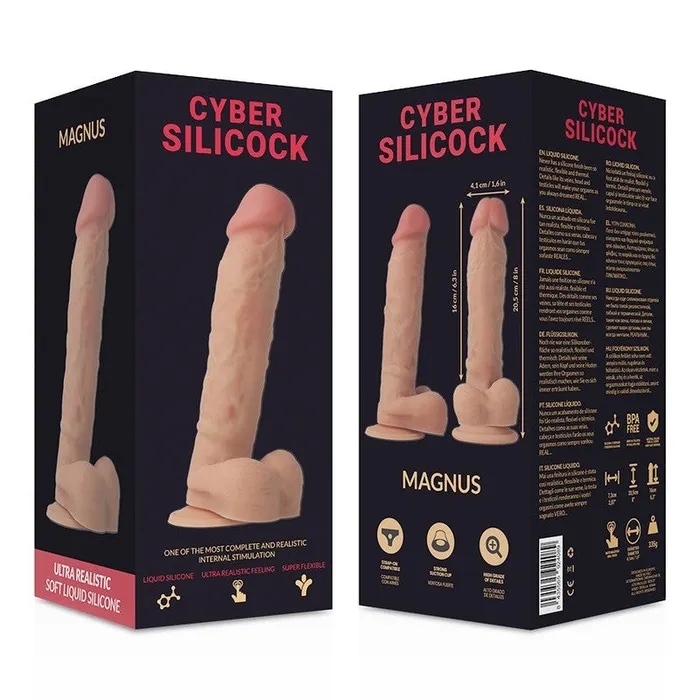 Mythology Female Sex Toys Magnus Doublelayer Silicone Realistic Dildo