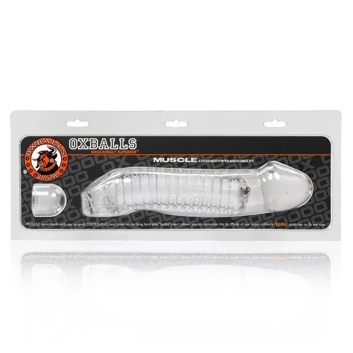 OXBALLS Dildos MUSCLE cocksheath CLEAR OXBALLS Dildos MUSCLE cocksheath CLEAR