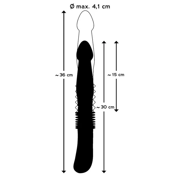 Rechargeable Silicone Anal Stimulator Push It You2Toys Male Sex Toys