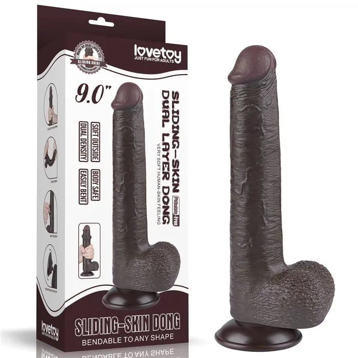 Sliding Skin Dong Dildo 9 Love Toy Dildos