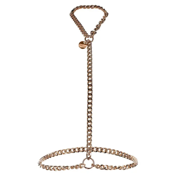 Taboom Anal Dona Solid Metal Gold Choker Jewellery