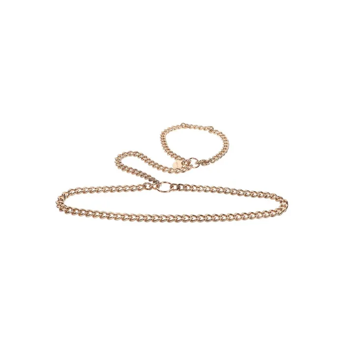Taboom Anal Dona Solid Metal Gold Choker Jewellery