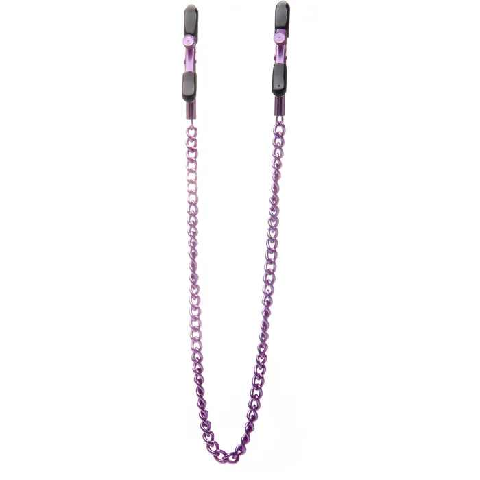 Vibrators Ouch Adjustable Nipple Clamps Purple
