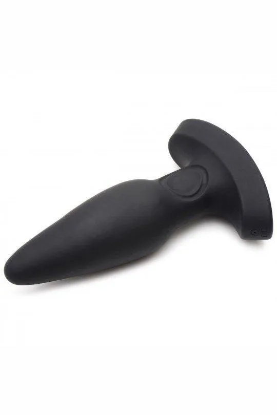 25X Pulsing and Vibrating Silicone Plug with Remote Sex On the Go Male Sex Toys