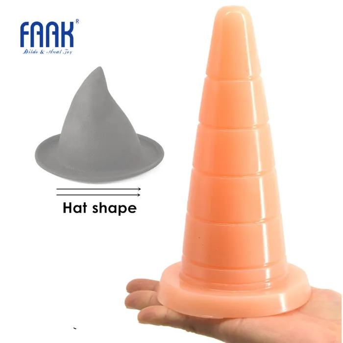 Anal FAAK plug suction cup hat shape Kinkpod