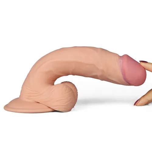 LOVETOY 9 The Ultra Soft Dude Vibrating Dildo LOVETOY Female Sex Toys