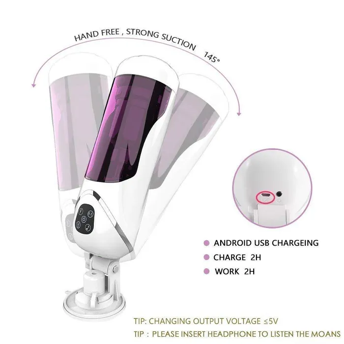 Male Sex Toys Easy Love Easy Love Comanche 4D Automatic Rotation Thrusting Male Masturbator