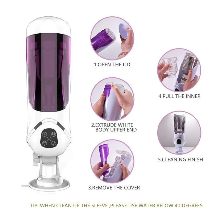 Male Sex Toys Easy Love Easy Love Comanche 4D Automatic Rotation Thrusting Male Masturbator