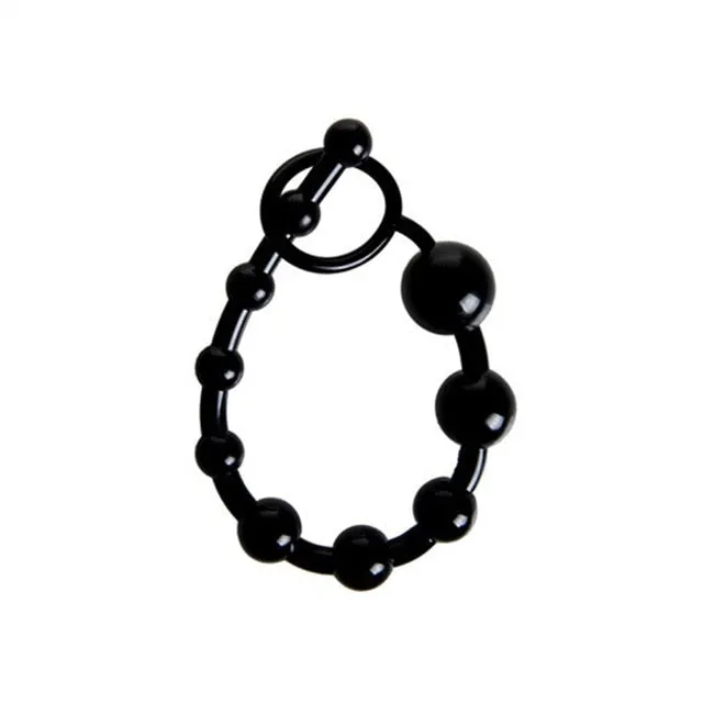 Male Sex Toys Kinkpod 10 beads Soft Rubber Plug Beads Long Various Plugs Male Sex Toys Kinkpod 10 beads Soft Rubber Plug Beads Long Various Plugs