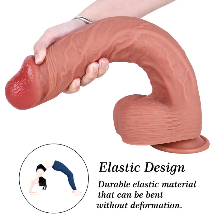MD Female Sex Toys MD 1457 Giant Realistic Dildo Flesh