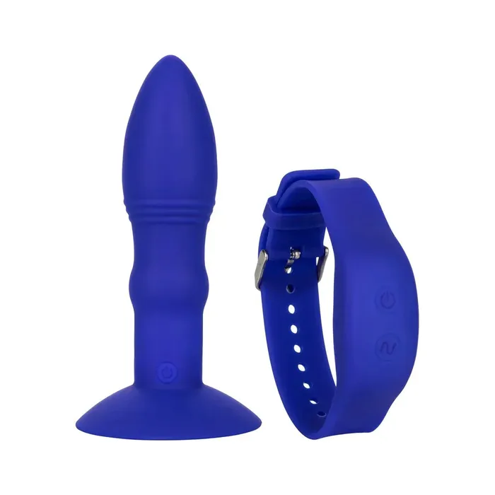 sextoysvancouver Eclipse Remote Thrusting Rotator Anal Probe in Blue Anal