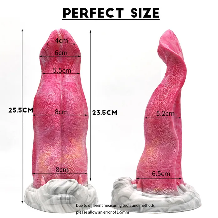 YOCY Anal YOCY 255cm Realistic Silicone Monster Tongue Dildo Anal Plug