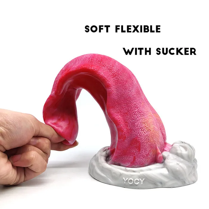 YOCY Anal YOCY 255cm Realistic Silicone Monster Tongue Dildo Anal Plug